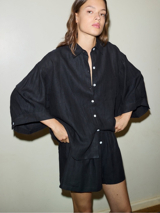Deiji Studios Other - Deiji Studios 03 Linen Set - Deep Black